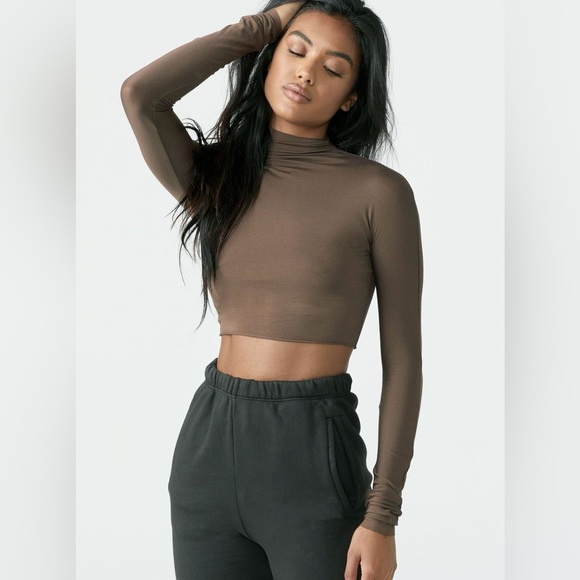 Joah Brown Tops - Joah Brown Mock Neck Top